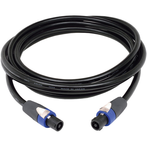 Benchmark Studio&Stage NL4 to NL4 SpeakON 4-Pole Bi-Amp Speaker Cable (15')