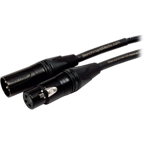 Benchmark StarQuad XLR Male to XLR Female Cable (1')