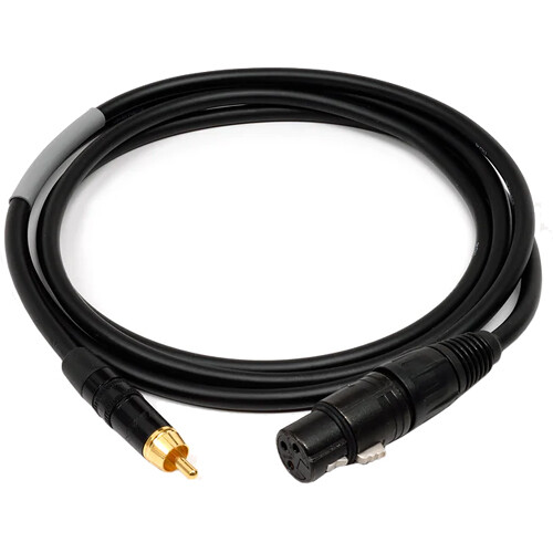 Benchmark XLRF to Male RCA Adapter Cable with Pin 3 Floating (3')