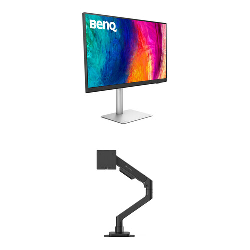 BenQ 31.5" PD3226G 4K 144 Hz Designer Monitor & Ergo Arm Kit (Black)