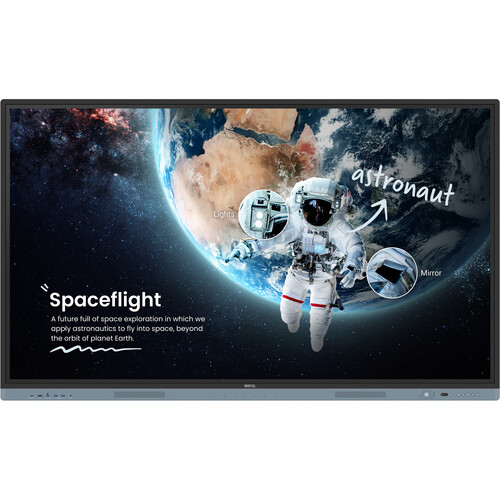 BenQ EDLA Board Master RM04 Series 86" UHD 4K Touchscreen Commercial Monitor