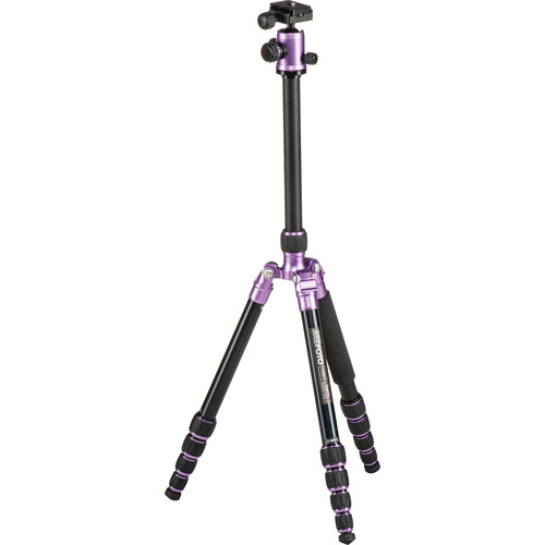 MeFOTO RoadTrip Aluminum Travel Tripod Kit (Purple)