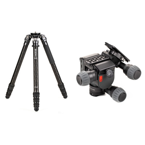 Benro Mammoth Carbon Fiber Tripod with Polaris Astro Edition 3-Axis Smart Tripod Head Kit