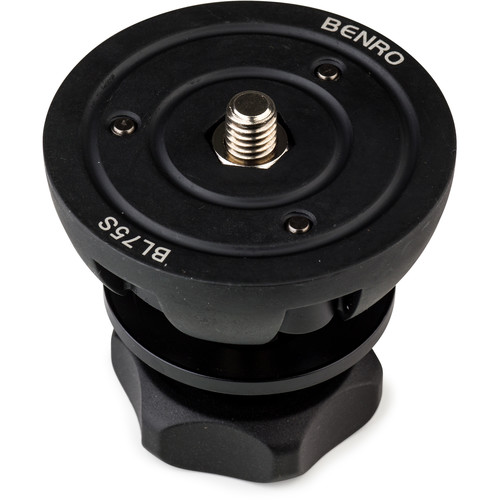 Benro 75mm Half Ball Adapter with Short Tie-Down Handle