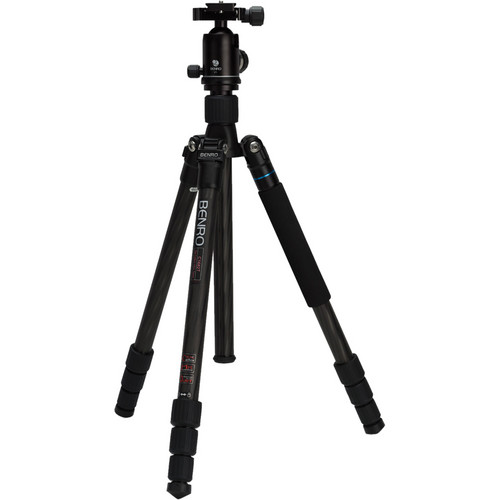 Benro C1682TV1 Travel Angel II Triple Transfunctional Carbon Fiber Tripod Kit with V1 Ball Head