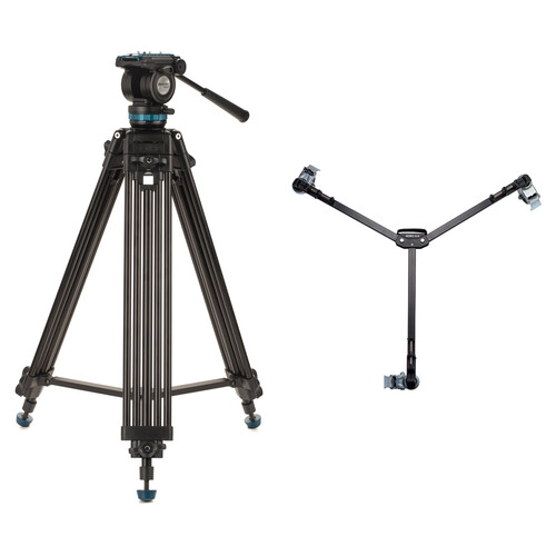 Benro KH25PC Video Head, Tripod & Dolly Kit