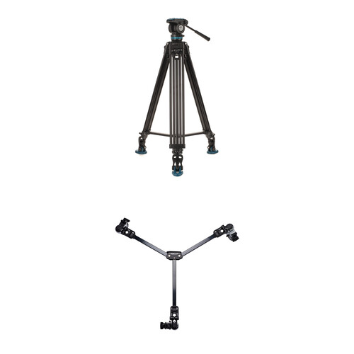 Benro KH26PC Video Head, Tripod & DL-08 Dolly Kit