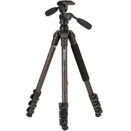 Benro TAD18CHD1 Series 1 Adventure Carbon Fiber Tripod with HD1 3-Way Pan/Tilt Head