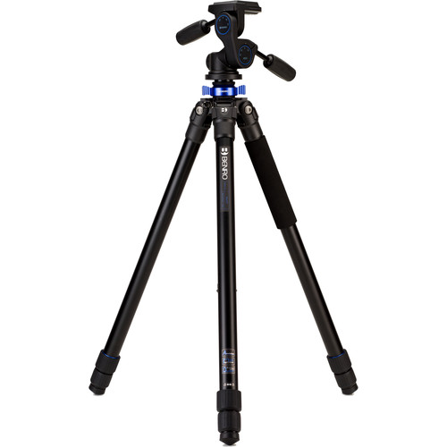 Benro TMA37ALHD3 Series 3 Mach3 Aluminum Tripod with HD3 3-Way Pan/Tilt Head