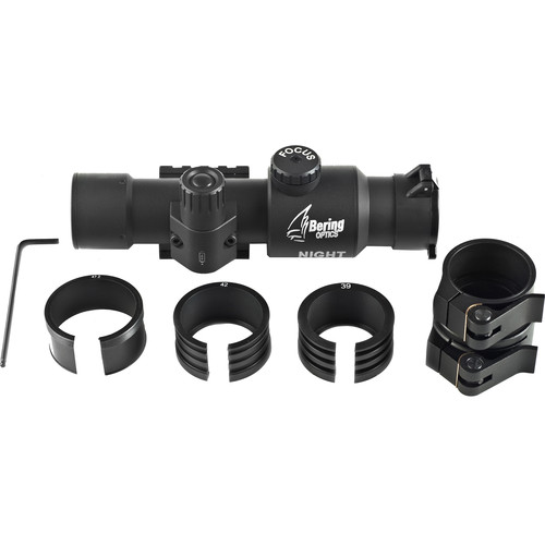 Bering Optics Night Probe Mini 2nd Generation Clip-On Kit (24-40mm Objective Bells, Matte Black)