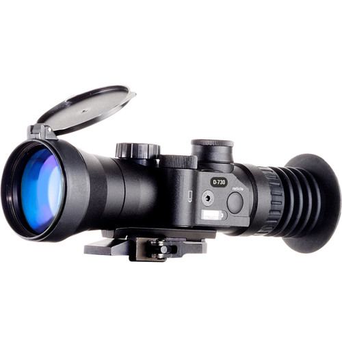 Bering Optics 3.7x50 D-730W 2nd Gen White Phosphor High-Performance Night Vision Sight (Red Mil-Dot Reticle, Matte Black)