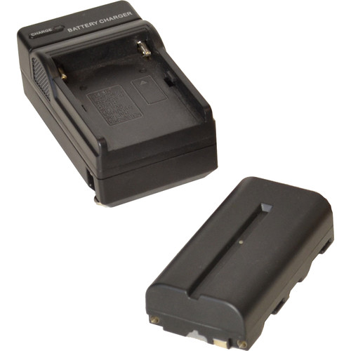 Bescor 2200mAh 7.4V NP-F Battery and Charger Kit