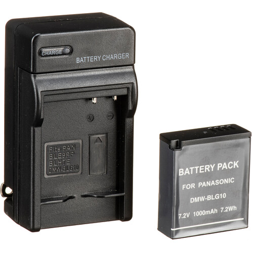 Bescor BLG10 Battery, Charger, Coupler, AC Adapter & 5V USB Adapter Kit for Select Panasonic Cameras