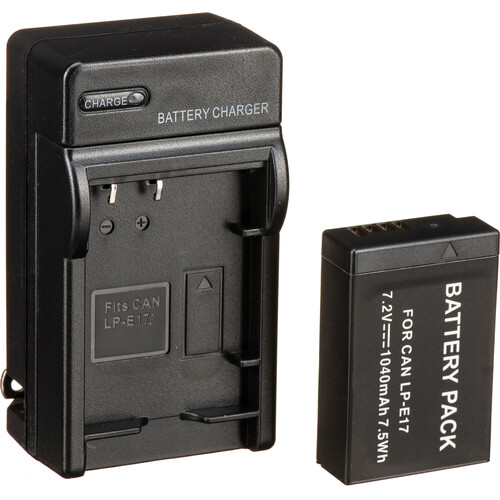 Bescor LPE17 Battery and Charger with DRE18 Pro Battery Coupler and AC Adapter Kit