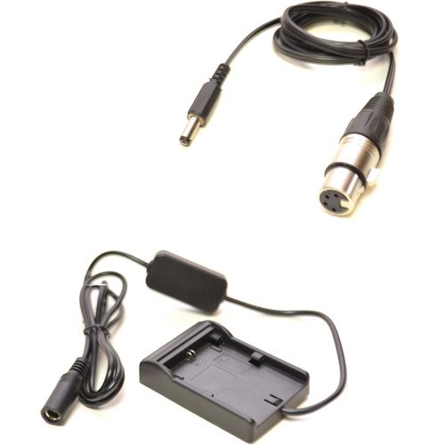 Bescor NP-FZ100 Battery Plate Kit with 4-Pin XLR Power Cable