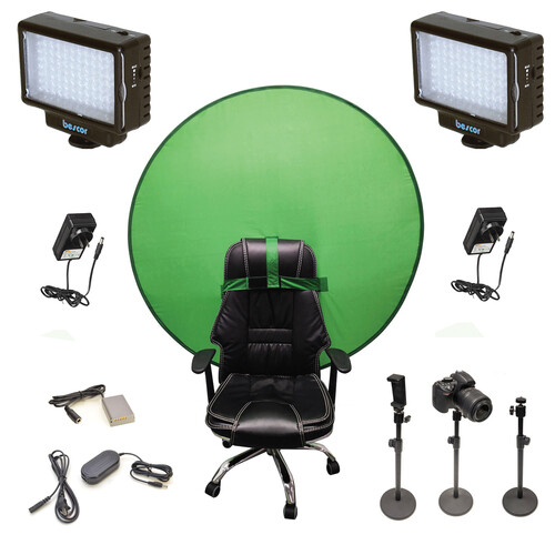 Bescor LED70STREAM Streaming Kit with BLN1AC Dummy Battery & AC Adapter Kit