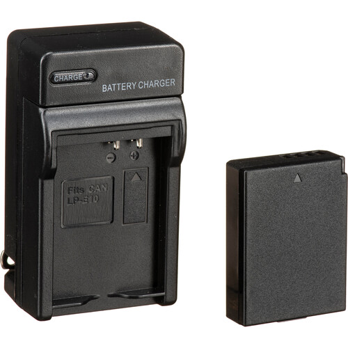 Bescor LPE10 Battery and Charger Kit for Select Canon Cameras