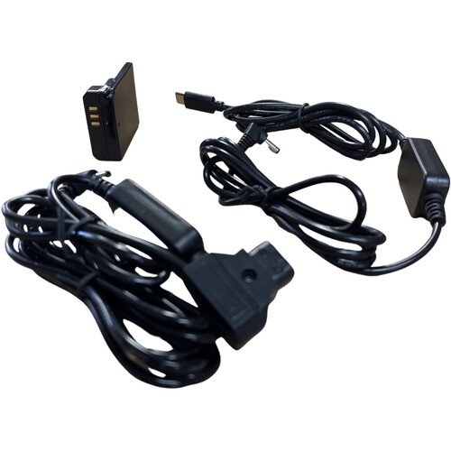 Bescor LP-E10 Dummy Battery with USB Type-C Input & D-Tap Adapter Cable Kit