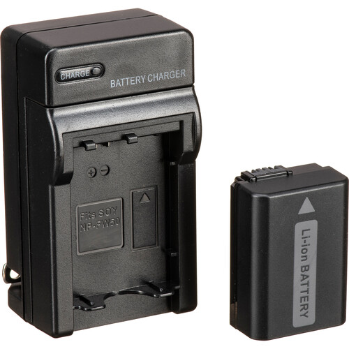 Bescor NPFW50 Battery, Charger, Coupler, AC Adapter & 5V USB Adapter Kit for Select Sony Digital Cameras