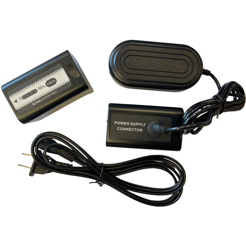 Bescor VW-VBD58 Battery, Dummy Battery, and AC Adapter Bundle