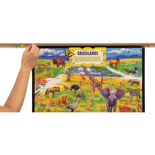 Best Rite Bulletin Bar (1 x 48", 12-Pack)