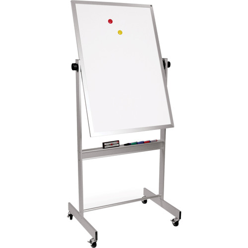 Best Rite Deluxe Mobile Reversible Board (Porcelain Steel / Porcelain Steel, 40 x 30")