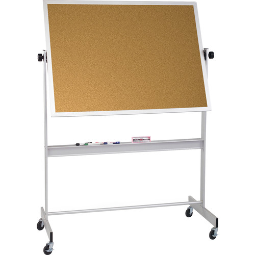 Best Rite Deluxe Mobile Reversible Board (Natural Cork / Natural Cork, 4 x 5')