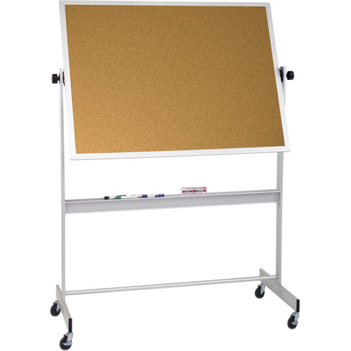Best Rite Deluxe Mobile Reversible Board (Natural Cork / Natural Cork, 4 x 8')