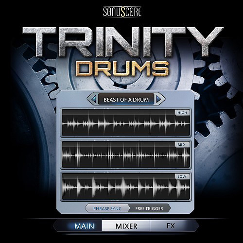 SONUSCORE Trinity Drums - Virtual Instrument (Download)