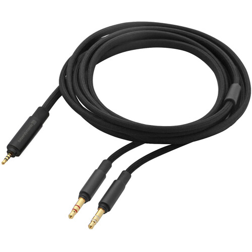 Beyerdynamic Double-Sided Stereo Cable with Locking Mechanism for Balanced-Mode Use (4-Pin 2.5mm to Two 3.5mm, 4.6')