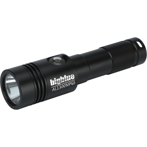 Bigblue AL1300NPGS Narrow Beam LED Dive Light with Green Laser