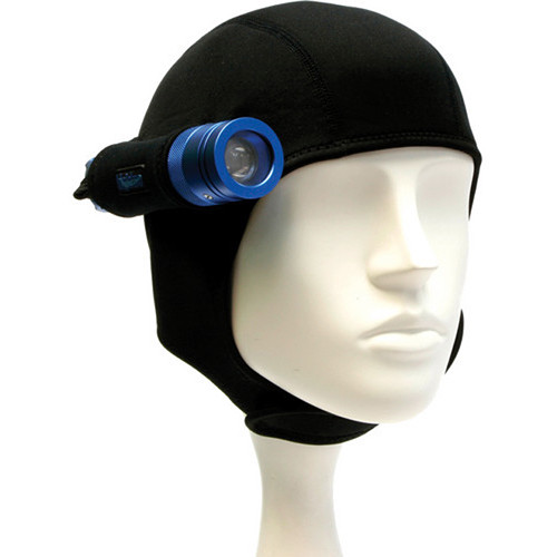 Bigblue Combo Pack: Dive Light Hood with Adjustable-Beam Dive Light (Blue)