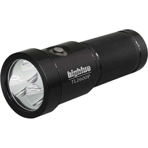 Bigblue TL2600P Rechargeable Dive Light (Black)