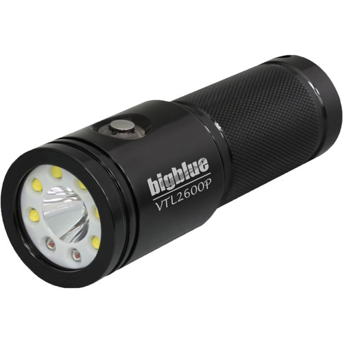 Bigblue VTL2600P Wide/Narrow Dual Beam Dive Light (Black)