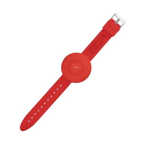 BIGR AUDIO WRiSTBOOM Wireless Bluetooth Speaker (Red)