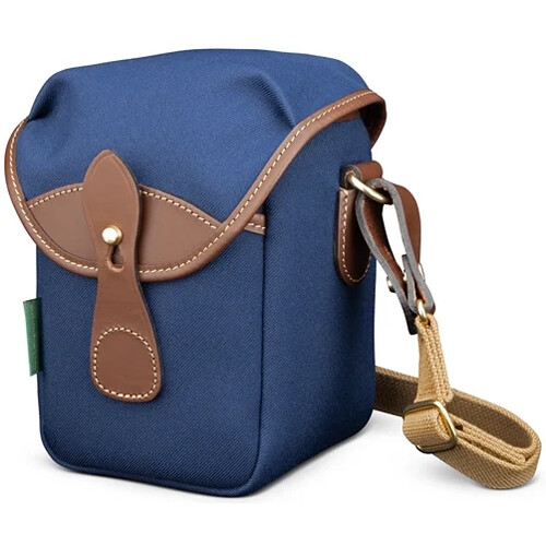 Billingham 72 Camera Bag (Navy FibreNyte/Chocolate Leather Trim, 1.4L)