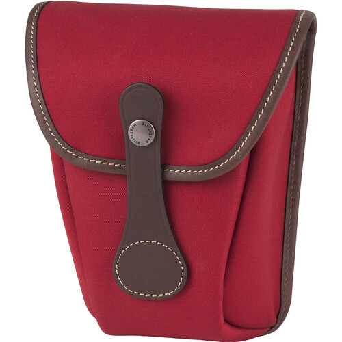 Billingham AVEA 8 Camera Pocket (Burgundy Canvas with Chocolate Leather Trim, 1.1L)