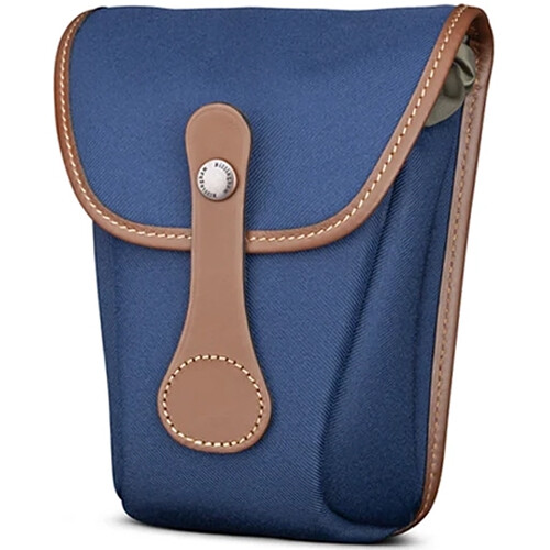 Billingham AVEA 8 Camera Pocket (Navy FibreNyte with Chocolate Leather Trim, 1.1L)