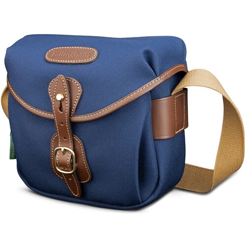 Billingham Hadley Digital Camera Bag (Navy FibreNyte / Chocolate Leather Trim, 3L)