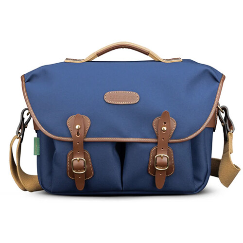 Billingham Hadley One Camera Bag (Navy FibreNyte and Chocolate Leather)