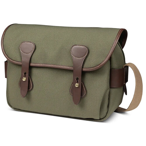 Billingham SL2 Camera Bag (Sage Fibrenyte and Chocolate Leather)