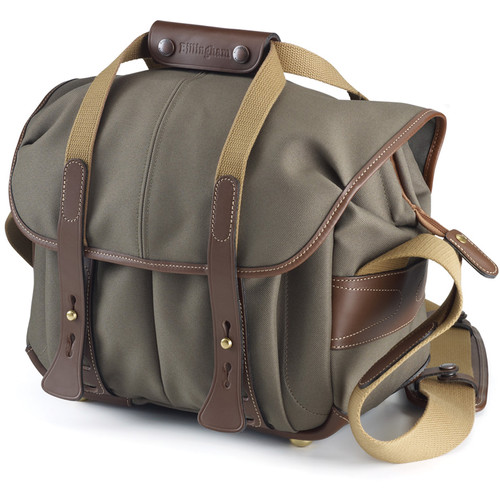 Billingham 207 Camera Bag (Sage with Chocolate Leather)