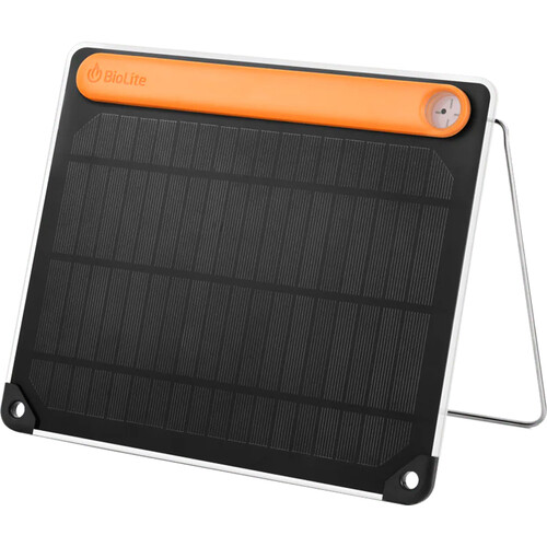 BioLite SolarPanel 5+ Foldable 10W Solar Panel with Integrated Battery