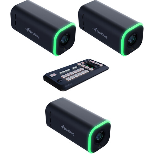 BirdDog MAKI Live 3-Camera Bundle with Control Surface