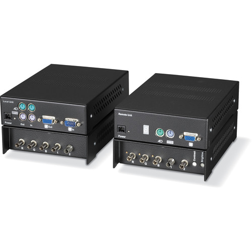 Black Box ACS335A ServSwitch KVM (VGA/PS/2) over Fiber Dual-Access Extender Kit