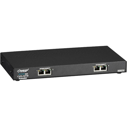 Black Box ACUR004A ServSwitch KVM (4 x VGA/PS/2) over 4 CATx Extender Remote Unit