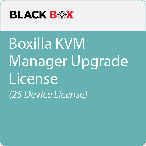 Black Box Boxilla KVM Manager Upgrade License (25 Additional Devices)