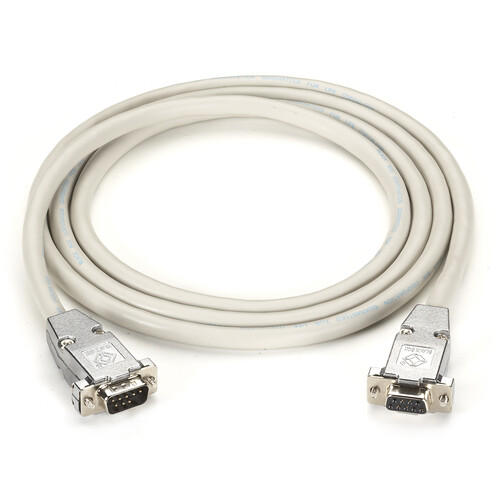 Black Box RS232 Shielded Null Modem Cable (Male/Female, 6')
