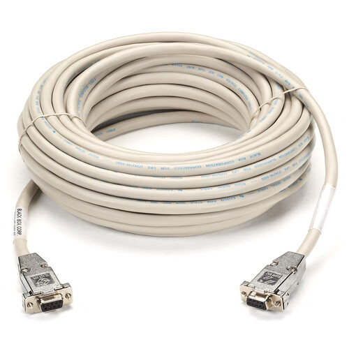 Black Box RS232 Shielded Null Modem Cable (Female/Female, 50')