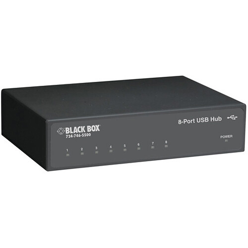 Black Box USB to RS232/422/485 Converter - DB9, 8-Port